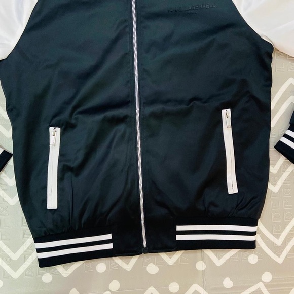Karl Lagerfeld satin bomber jacket - Picture 2 of 8